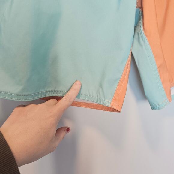 Howler Brother Retro Aqua Blue Buchannon Boardshorts Mens Swim 8" Inseam Size 34 - Picture 7 of 15